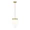 Z-Lite Gideon Pendant, 1-Light, 12.5 In.W x 16 In.H, Modern Gold/Etched Opal 1945P12-MGLD - alternate 1